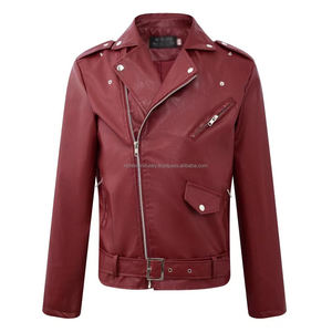 แจ็คเก็ตบอมเบอร์หนัง PU ทรงสลิมฟิต ดีไซน์ล่าสุดปี 2026 คอจีน ซิปหน้า สำหรับขี่มอเตอร์ไซค์ ใส่กันหนาวกลางแจ้ง - Product Image 1