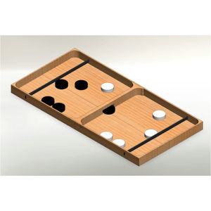 Jeu de table de hockey rapide en bois pour duel de fléchettes, jeux de société interactifs pour enfants, adultes et famille - Product Image 6