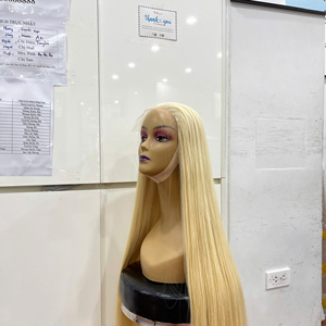 Oferta 2026: Peluca de Cabello Humano Liso Rubio Piano Marrón con Cierre Suizo HD, Extensiones de Cabello Vietnamita, Peluca con Cierre Suizo HD - Product Image 5