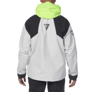 Chaqueta con Capucha Personalizada OEM para Hombre, Náutica, Marina, Impermeable, Cortavientos, Transpirable, de Microforro Polar Suave - Product Image 2
