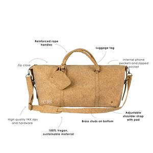 กระเป๋าหนังแท้แบบ unisex สไตล์วินเทจ กระเป๋าเดินทางสุดสัปดาห์ ความจุขนาดใหญ่ ใช้งานได้หลากหลาย กระเป๋าถือขึ้นเครื่องพร้อมซิป - Product Image 4