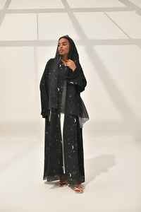 Kimono Abaya XXL décontracté, élégant et modeste, brodé à la main, pour femmes, vêtements musulmans boutonnés pour adultes - Product Image 2