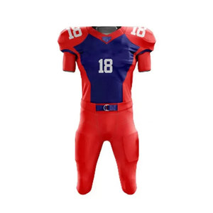 American Football Jersey Men's Short Sleeve V-Neck Heat-Transfer Printed Gradient Color Moisture Wicking <b>Polyester</b>/Cotton - Product Image 2
