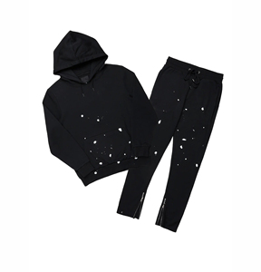 Checker Boxed <b>Track</b> <b>jacket</b> and <b>Track</b> Pant Custom Logo <b>Men</b> Tracksuit Two Piece Set Quick Dry Sports Hoodie and Pants - Product Image 5