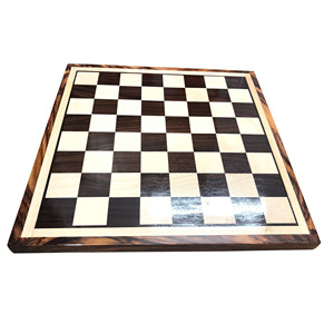 Échiquier de luxe en bois artisanal, poli sur mesure, en bois massif, ensemble d'échecs décoratif, vente en gros - Product Image 3