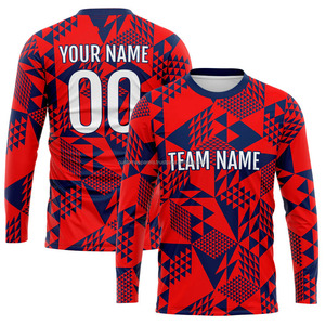 Camisetas de Manga Larga Personalizadas de Alta Calidad, Sublimación, Impresión de Ropa Personalizada, Venta al por Mayor a Granel, Baratas - Product Image 1