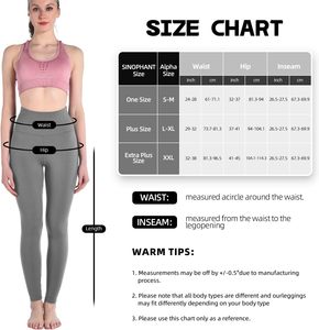 Leggings de sport pour femmes de qualité supérieure en spandex/polyester, taille haute, coupe ajustée, extensibles, écologiques, séchage rapide, vêtements de sport actifs, pantalons de yoga - Product Image 6