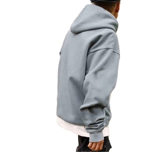 Sudadera con Capucha Personalizada con Estampado Gráfico, Corte Holgado, Hombros Caídos, Estilo Urbano, Felpa de Algodón - Product Image 1