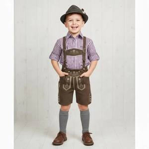 Traje de Lederhosen para Niños con Logotipo Personalizado – Disfraz Bávaro de Alta Calidad para el Oktoberfest – Traje Tradicional Alemán - Product Image 3