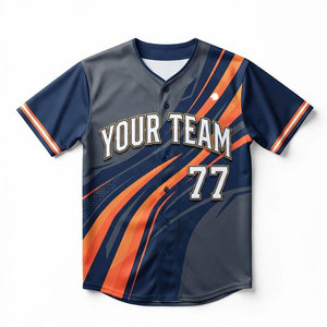 Camiseta de Béisbol de Primera Calidad, Nuevo Diseño, Camiseta de Béisbol para Hombre, MOQ Bajo, Camiseta de Béisbol Transpirable - Product Image 1