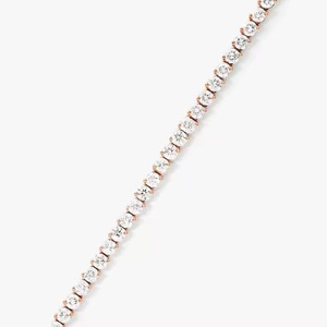 Customized Butterfly Shape Lab Grown Moissanite Tennis <b>Bracelet</b> for Certified 18K Rose Gold Plated Trendy Men's Shining Star - Product Image 4