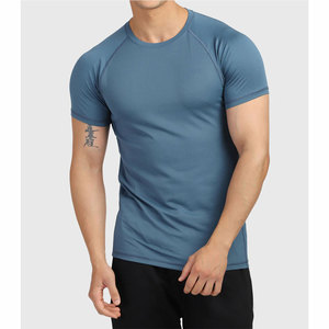 Camiseta de compresión para hombre, ropa deportiva que absorbe la humedad, para gimnasio y rendimiento deportivo, camiseta deportiva de compresión para hombre - Product Image 1