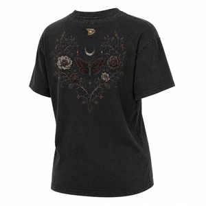 เสื้อยืดผู้หญิงสไตล์ Y2K ปักลายปักเลื่อมหรูหรา ลายเกมเดย์ ผ้าฝ้าย 100% ทรงหลวม คอกลม แขนสั้น - Product Image 5