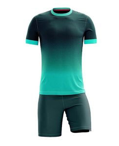 Conjunto de Uniforme de Fútbol Transpirable al por Mayor, Camiseta y Pantalones Cortos para Primavera, Verano e Invierno, para Clubes, Academias, Escuelas, Torneos Deportivos - Product Image 1
