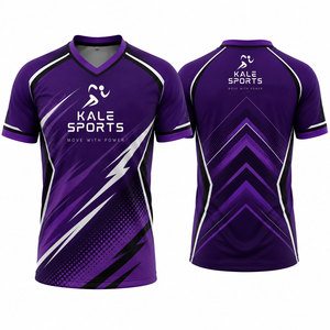 Ropa Deportiva de Primera Calidad, Camiseta de Fútbol de Manga Corta, Transpirable, 100% Poliéster, Impresión por Sublimación, Absorbe la Humedad, Servicio OEM - Product Image 1