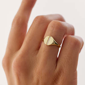 New Design 925 Sterling Silver Gold Plated Line Signet Pinky <b>Man</b> <b>Ring</b> Fine Jewelry <b>Rings</b> For Women And Girls <b>Rings</b> - Product Image 4