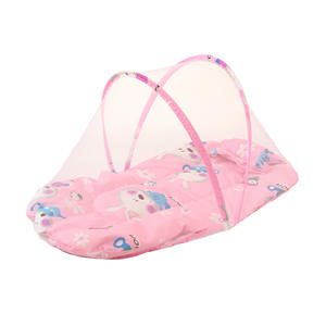 <span class=keywords><strong>Lit</strong></span> moustiquaire pour enfant, nouveau modèle du fabricant d'origine, avec coussin en coton et moustiquaire intégrée, pliable et portable. - Product Image 3