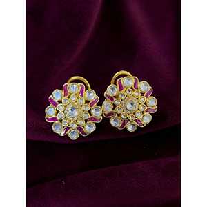 ต่างหูเพชรโมอิสเงิน92.5 - Product Image 1