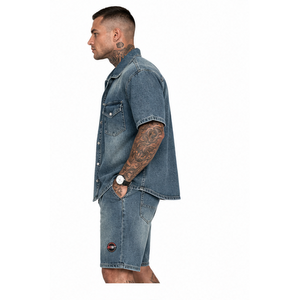 Top Trending Men's Denim Short <b>Set</b> 100% Cotton Durable Fabric Comfortable Button Colure Summer Wear Denim Short <b>Set</b> for Men - Product Image 5
