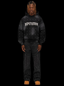 Sudaderas con Capucha Personalizadas para Hombre, 100% Algodón, con Pedrería, Corte Regular, Tejido Ecológico, Secado Rápido, Transpirables, Teñido Liso, para Invierno - Product Image 4