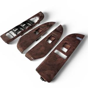 Juego de 4 Cubiertas Decorativas para el Panel de Interruptores de Ventanas, para GMC Yukon Denali, Chevrolet Tahoe y Suburban 2010-2014, Reemplazo OEM, Color Madera - Product Image 2