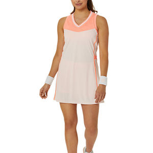 Uniforme de Tenis para Mujer, Talla Personalizada, Logotipo Frontal, Spandex, Poliéster, Cuello en V, Sin Mangas, Antibacteriano, Secado Rápido, Absorbe la Humedad - Product Image 6