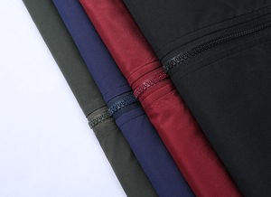 Chaqueta Bomber para Hombre con Cuello Alto, Color Sólido, Cierre de Botones Cubiertos, Forro de Poliéster/Fibra de Bambú, Logotipo Personalizado en la Parte Delantera, Resistente al Viento - Product Image 5