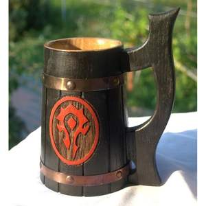 Taza de Madera para Servir Bebidas en Casa y Cafeterías, Elegante Juego para Servir Bebidas - Product Image 5