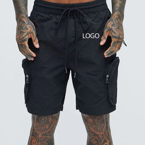 Shorts cargo pour hommes, parfaits pour l'été, design de haute qualité avec poches et ceinture élastique pour un confort optimal, tenue décontractée et tendance - Product Image 1