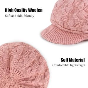 หมวกบีนนี่ไหมพรมถักลายปักโลโก้ตามสั่ง ขายส่ง สำหรับฤดูหนาว แบบ unisex  วัสดุอะคริลิก 100%  ขอบยางยืด  น่ารัก  ใช้ได้ทุกวัน สำหรับผู้ใหญ่ - Product Image 3