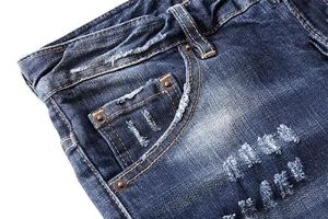 Pantalones Vaqueros para Hombre, Jeans Rectos, Estilo Urbano, Ajustados, Vintage, Lavados, Elásticos, OEM - Product Image 2