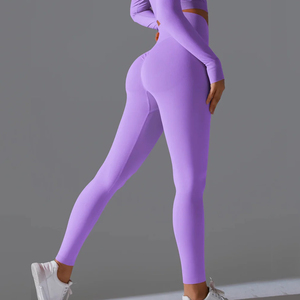 Leggings de sport pour femmes au design unique, tissu premium, séchage rapide, fabrication en gros, taille élastique, leggings de yoga - Product Image 5