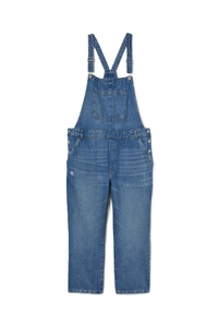 Peto vaquero de talla grande para mujer, de algodón transpirable de alta calidad, ropa exterior informal de moda para mujer, con logotipo personalizado. - Product Image 3