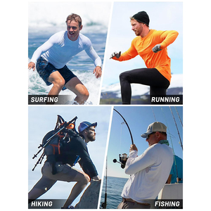 High Quality Solid Casual Jersey Athletic Long Sleeve <b>Shirt</b> Sportswear Fitness Training Quick Dry Plus Size Men's <b>100</b>% <b>Polyester</b> - Product Image 3
