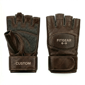 Custom Gym Leather <b>Gloves</b> OEM Weightlifting Fitness <b>Gloves</b> Men Women Training <b>Gloves</b> Wholesale - Product Image 6