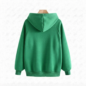 Sudadera con Capucha DROGEN EXPORT de Primera Calidad, Verde, Personalizada, Lisa, Corte Regular, Transpirable, de Secado Rápido, Unisex, de Invierno, de Poliéster/Algodón - Product Image 2