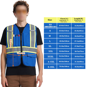 Chaleco de Seguridad Reflectante de Alta Visibilidad con Múltiples Bolsillos, Estilo Ejecutivo, para Gerentes de Proyectos, Ingenieros de Obra, Equipo de Seguridad para la Construcción - Product Image 5