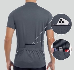 Maillot de cyclisme blanc pour homme avec fermeture éclair quart de tour, maillot de VTT BMX de haute qualité, maillot de compression BMX Motocross - Product Image 4