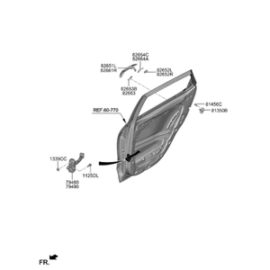 Cerraduras y Herrajes Exteriores Nuevos para Seltos 82661Q5210 - Product Image 2