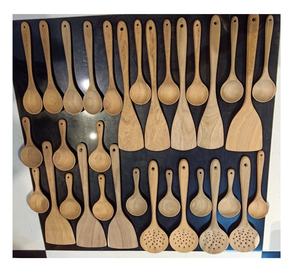 Cuchara de madera tallada a mano de fábrica, utensilio pequeño para servir madera para mermelada, sal, especias, hecho en Vermont, EE. UU., regalo de cocina, estilo de granja - Product Image 2