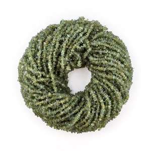 Natural Green Apatite Smooth Uncut Chips Loose Handmade Gemstone Beads Strand For Jewelry Making Wholesale Price From India - Product Image 4