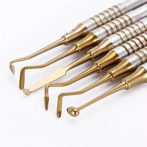Instrumentos Quirúrgicos Dentales para Resina Compuesta, Kit Manual de Restauración con Mango de Acero, Certificado CE Clase I, Empuñadura Moleteada - Product Image 4