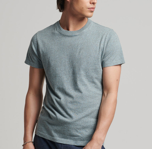 T-shirt court tendance 100% coton, coupe oversize pour homme, logo personnalisé, coupe carrée - Product Image 1