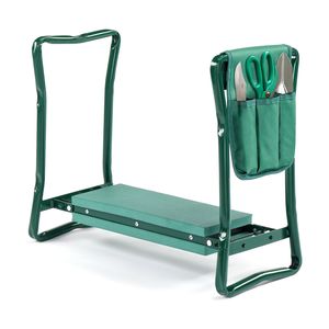 "<b>Garden</b> Folding Kneeling <b>Stool</b> Green and Black Practical and Multifunctional" - Product Image 5