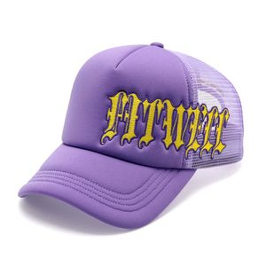 Casquettes de baseball en maille personnalisées avec broderie, casquettes de baseball en polyester décontractées pour l'extérieur, casquettes snapback pour hommes et femmes - Product Image 1