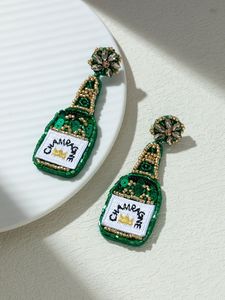 Pendientes étnicos indios hechos a mano con cuentas multicolor, joyería llamativa al mejor precio - Product Image 2