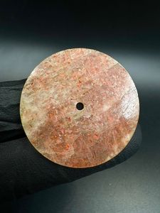 หน้าปัดนาฬิกาซันสโตนสุดหรู ขนาด 28.5 มม. หนา 1 มม. ตัดแบบแบน พลอยธรรมชาติ สีส้ม คลาสสิก สง่างาม วินเทจ อุปกรณ์เสริมเค เจมส์ - Product Image 4