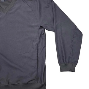 Sudadera con capucha para hombre, negra, con cuello en V, cortavientos, ligera, con bolsillos, informal, deportiva, impermeable. - Product Image 4