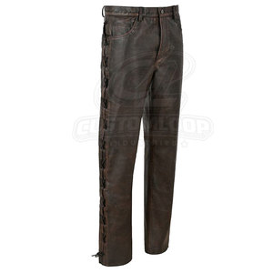 Wholesale Price Custom Made <b>Leather</b> <b>Pants</b> For <b>Men</b> With Custom Logo Unique Design <b>Leather</b> <b>Pants</b> For Best Sale - Product Image 4