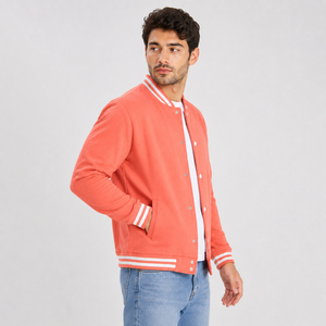 <b>Mens</b> varsity fashion <b>jacket</b> crafted for all day comfort with sporty details and durable structure for everyday modern styling - Product Image 3